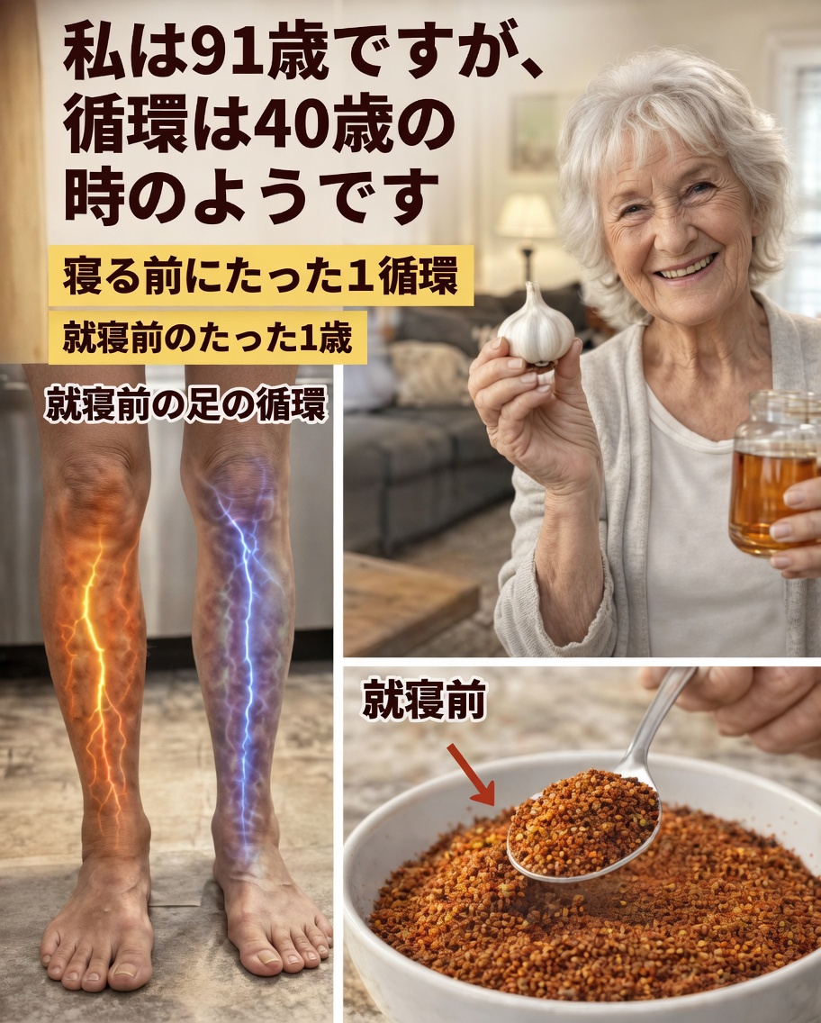 高齢者が脚と足の健康的な血行をサポートするために取り入れている簡単な就寝前の習慣