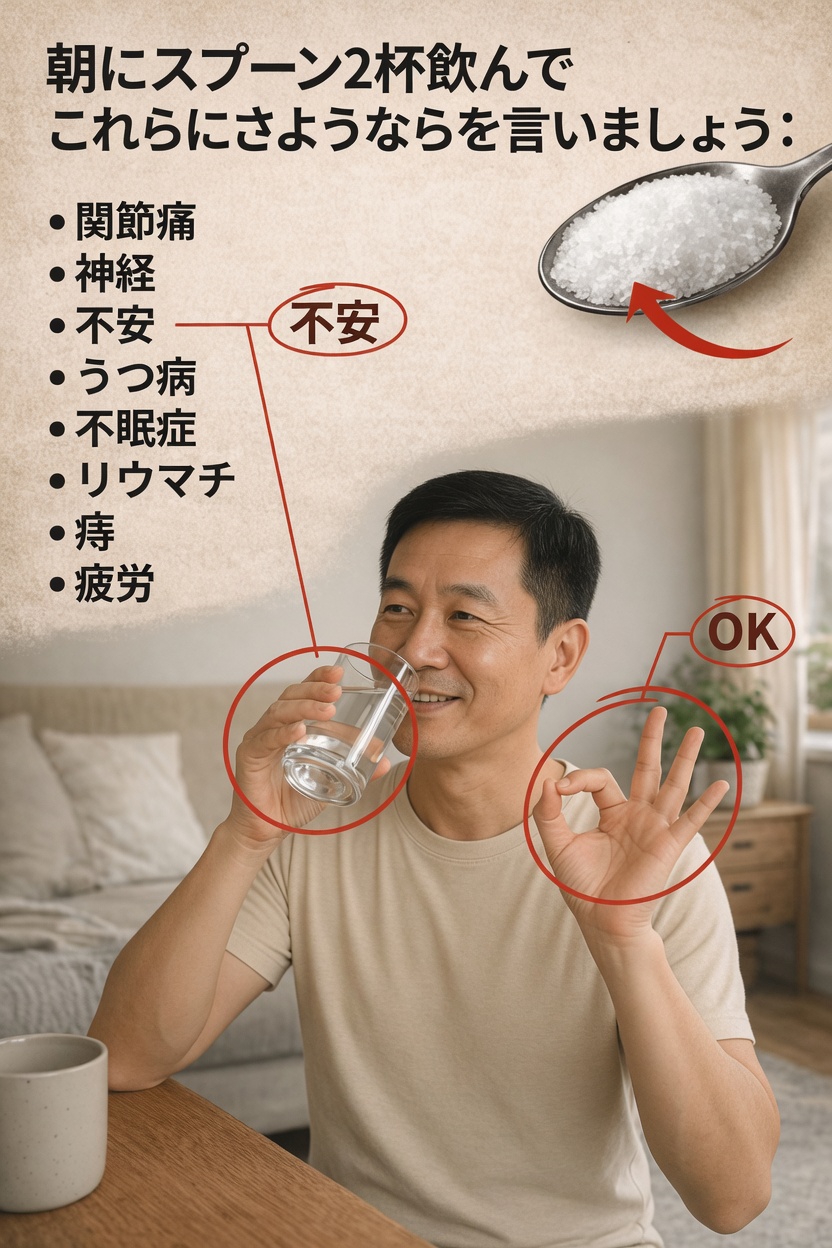 マグネシウム豊富なエプソムソルト習慣：このシンプルな朝の習慣は、毎日の健康をサポートしてくれるのでしょうか？