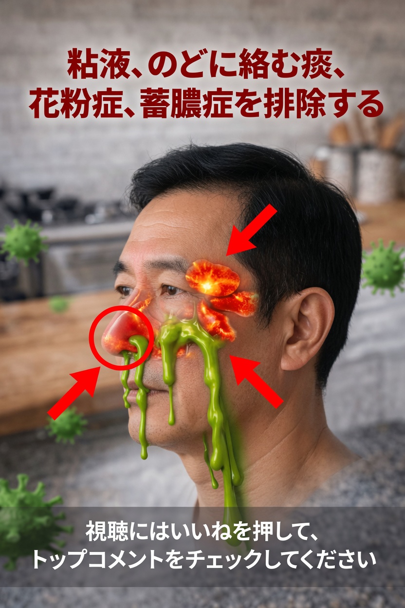 なぜ粘液や痰はこんなにたまりやすいのか