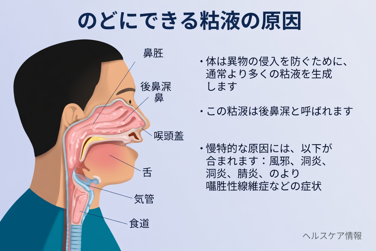 なぜ粘液や痰はこんなにたまりやすいのか