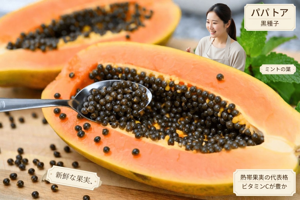 パパイヤの種:果実の魅力は誰もが知っているが、その中に秘められた強力な種についてはほとんど知られていない