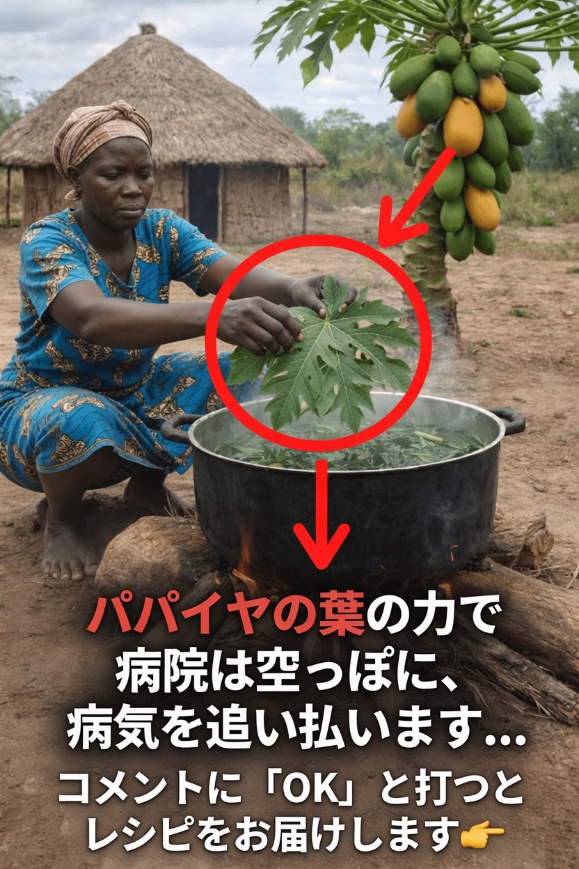 多くの人が毎日の健康維持のために取り入れている、簡単パパイヤの葉ドリンクのレシピを発見