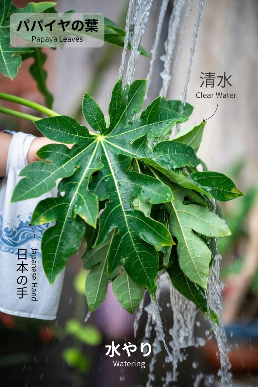 多くの人が毎日の健康維持のために取り入れている、簡単パパイヤの葉ドリンクのレシピを発見