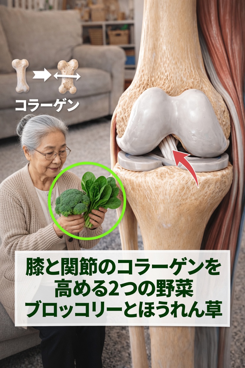 ひざと関節を健康に保つコラーゲン生成をサポートする2つの野菜