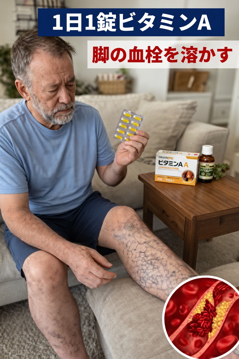 脚の血栓を溶かすには1日1つのビタミン：心臓専門医のアドバイス