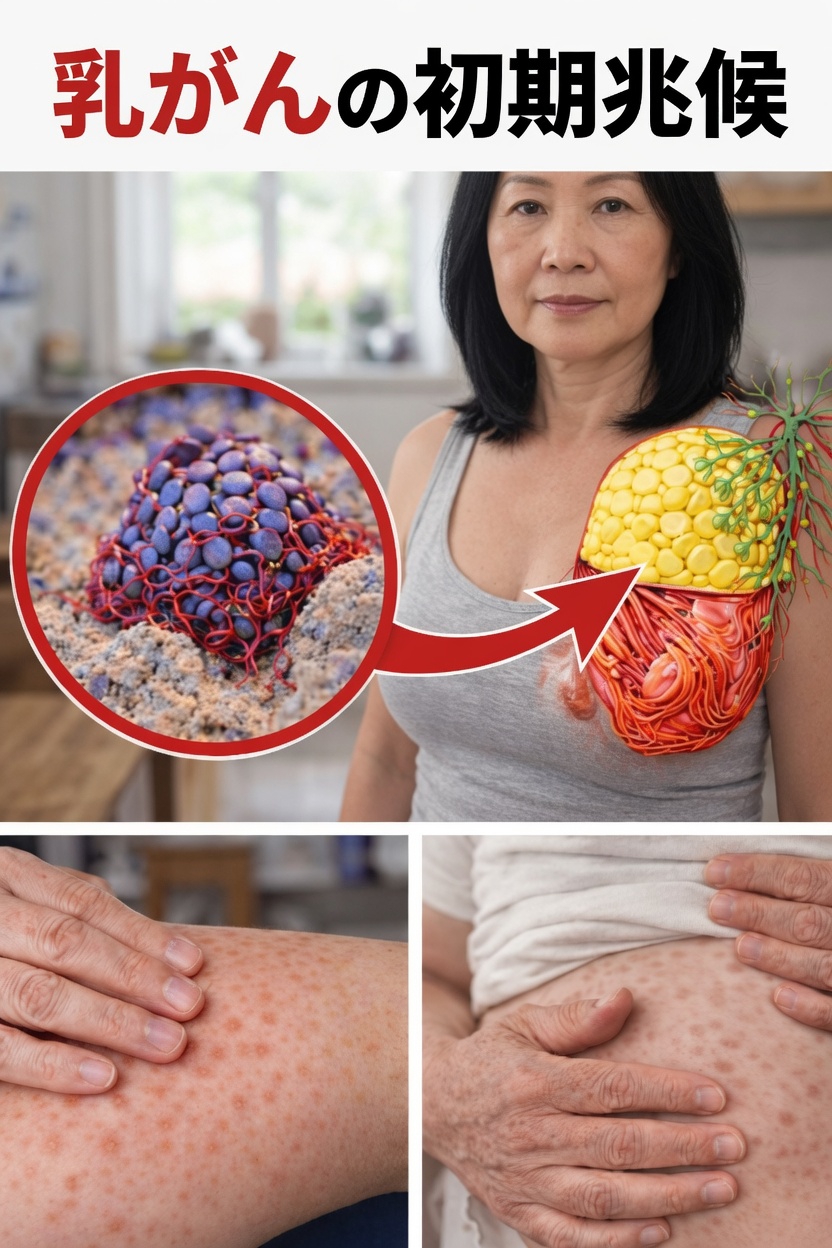 決して見逃してはいけない乳がんの初期兆候と症状10選