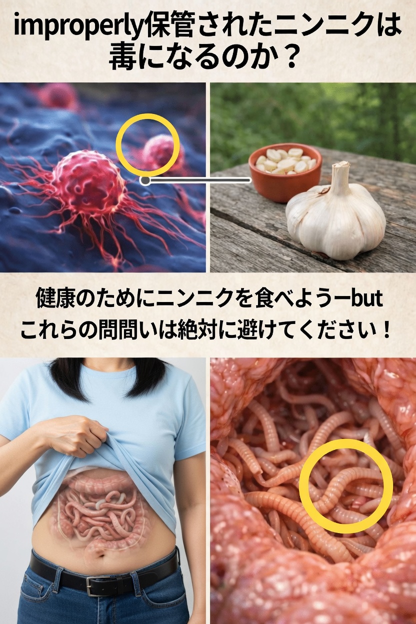 不適切に保存されたニンニクは本当にキッチンに潜む危険？知っておきたい安全な保存方法と使い方のコツ