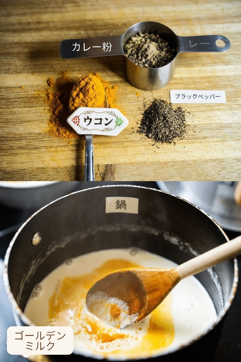 温かいミルクにターメリックを入れて就寝前に飲むというシンプルな習慣が、自然に目の健康を支える可能性とは