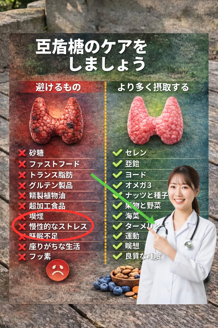 日々の習慣と食べ物の選び方で甲状腺の健康を支えるシンプルな方法
