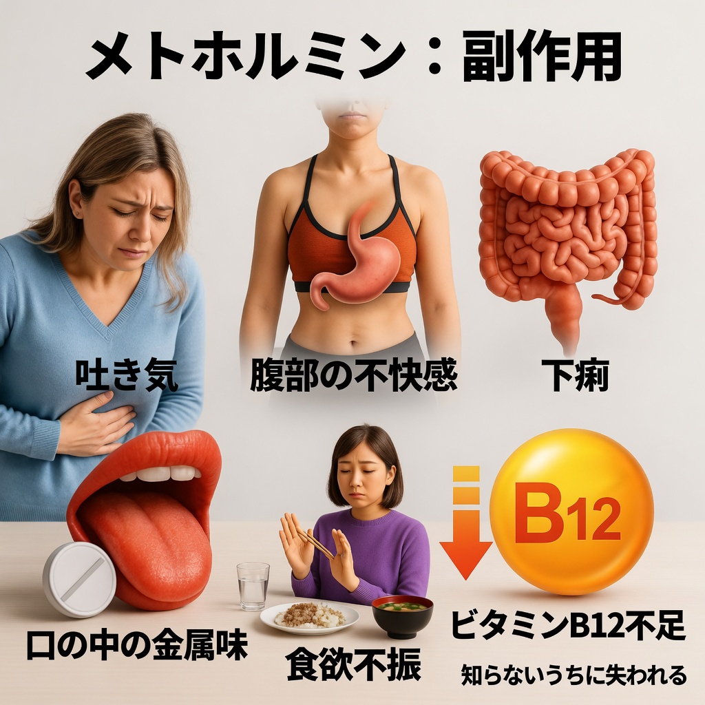 メトホルミンを服用すると体に実際に何が起こるのか:その作用をわかりやすく解説