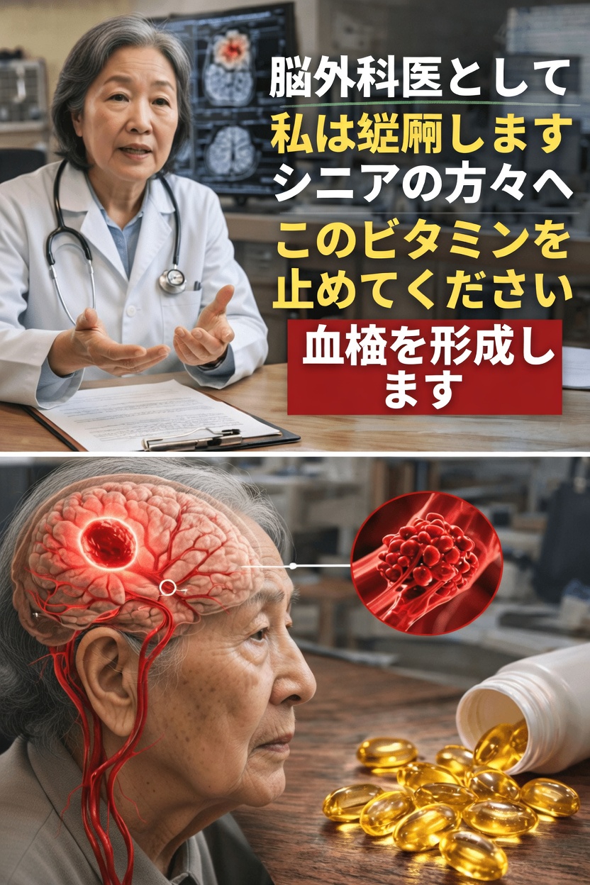 この一般的なビタミンは高齢者の血栓リスクを高めているのか？科学が本当に示していること