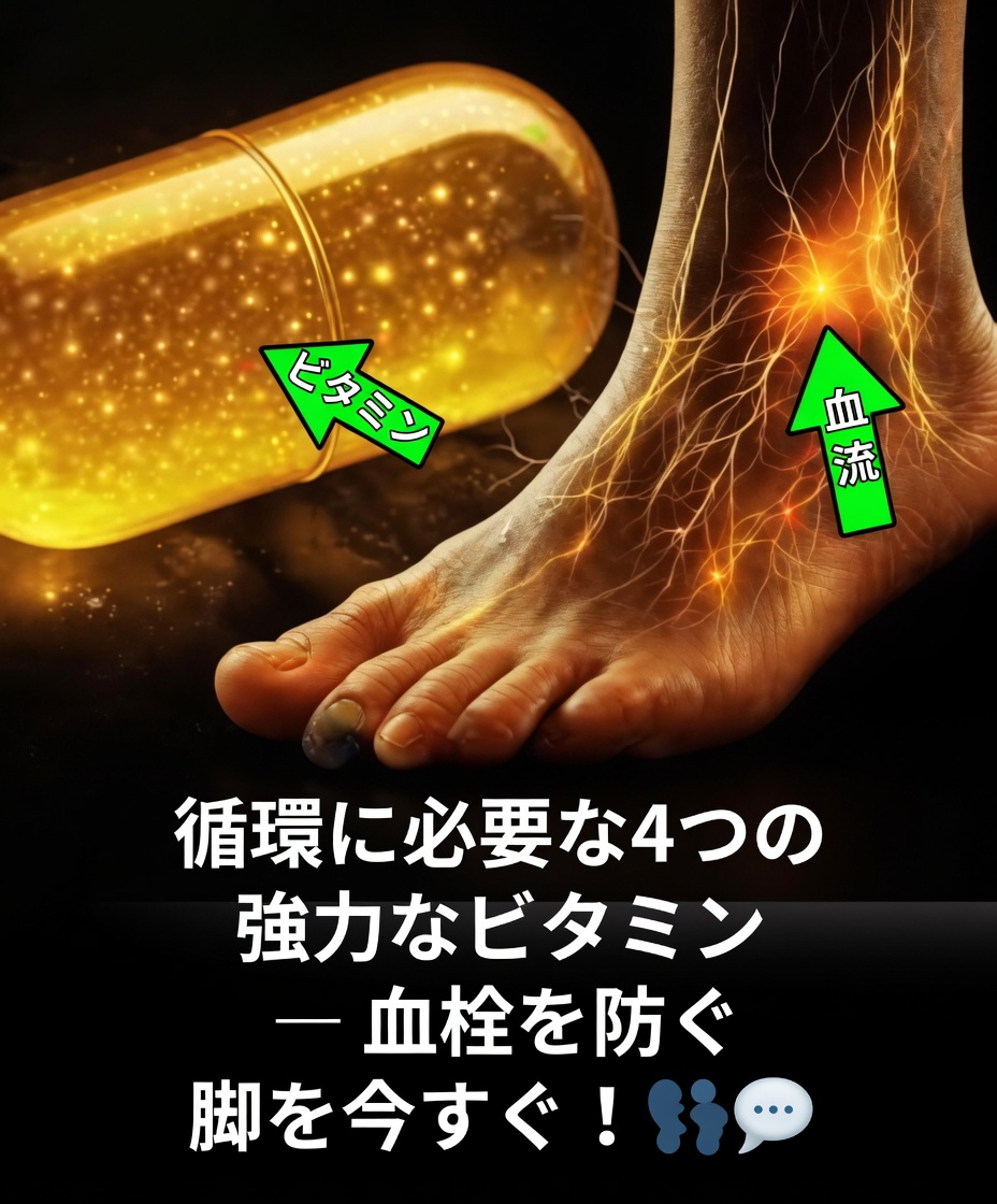 この一般的なビタミンは高齢者の血栓リスクを高めているのか？科学が本当に示していること