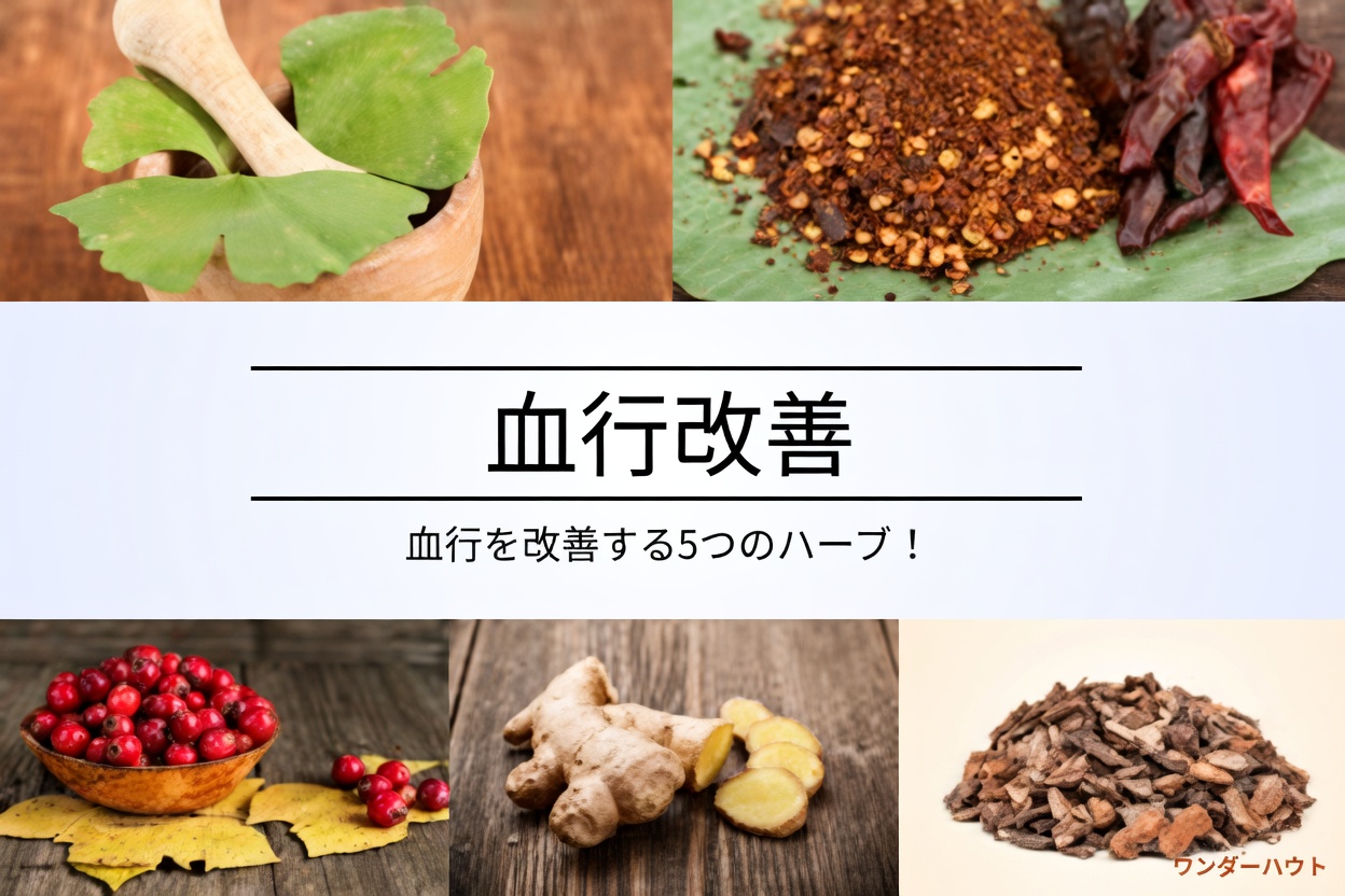 脚の健康的な血行と血流をサポートする、毎日使える天然ハーブおすすめ5選