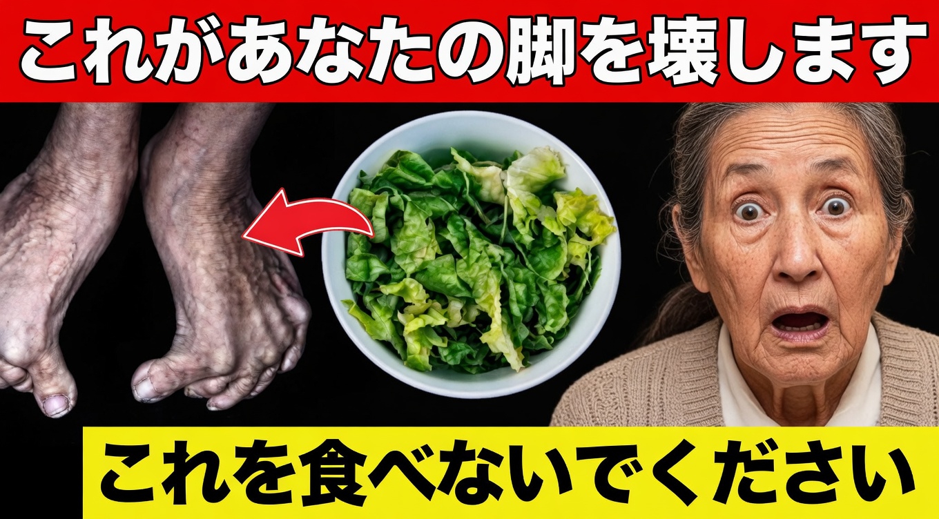 加齢とともに足や脚のしびれやチクチク感を悪化させる可能性のある15の食品