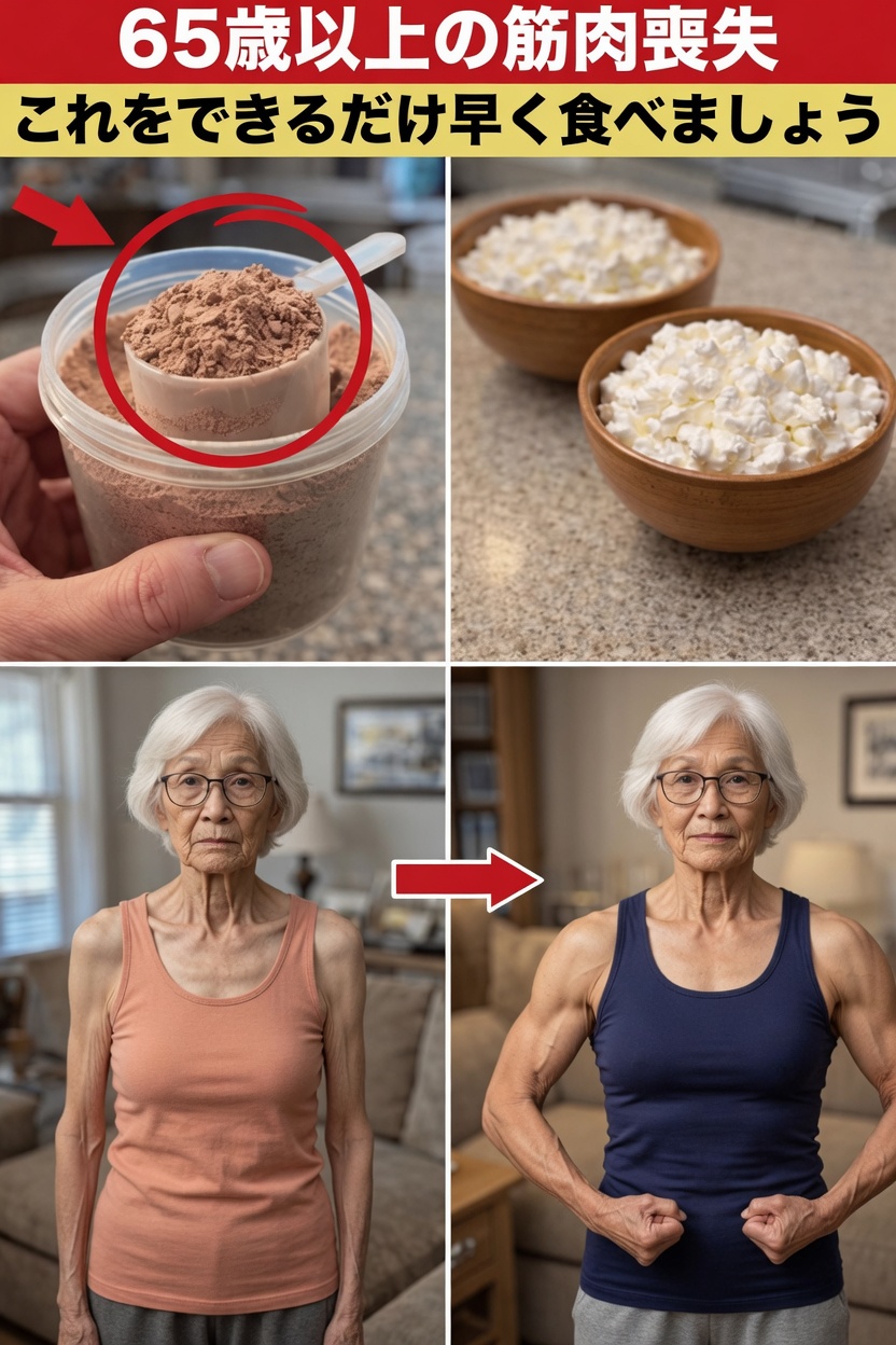 60歳を過ぎたら筋肉をつけよう：食事にこの1つの食品がないと筋肉はどんどん失われていく