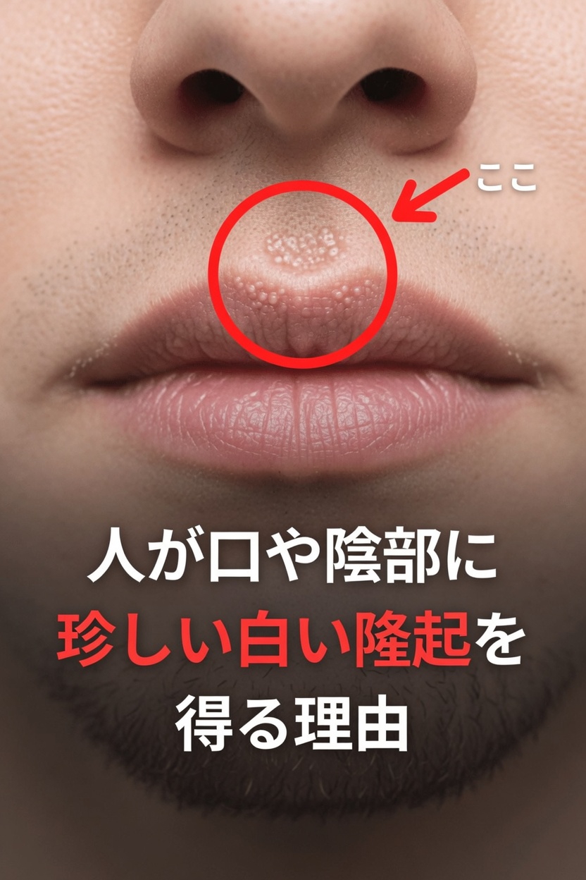 なぜ唇や陰部に珍しい小さな白いブツブツがあることに気づくのか――シンプルガイド