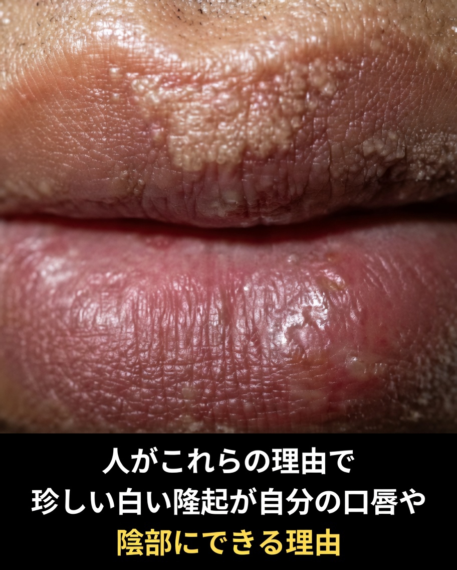 なぜ唇や陰部に珍しい小さな白いブツブツがあることに気づくのか――シンプルガイド