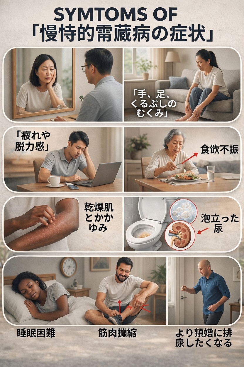 絶対に見逃してはいけない慢性腎臓病の10の初期警告サイン