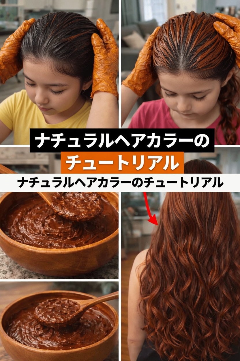 古代インドの秘密を発見：髪を強く艶やかにし、白髪もカバーする天然ヘナヘアマスク