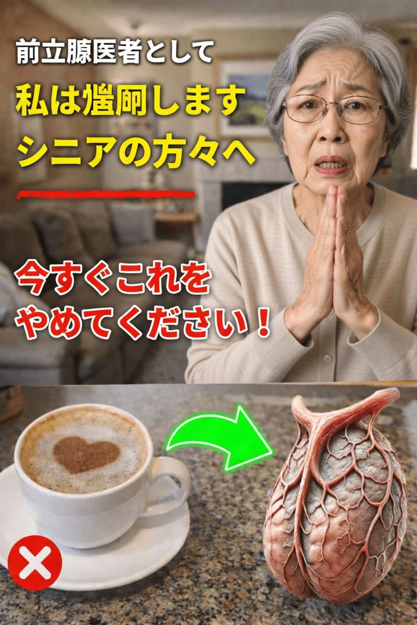 多くの高齢者が好む毎日のコーヒー習慣が、前立腺の健康の変化と関連している可能性とは