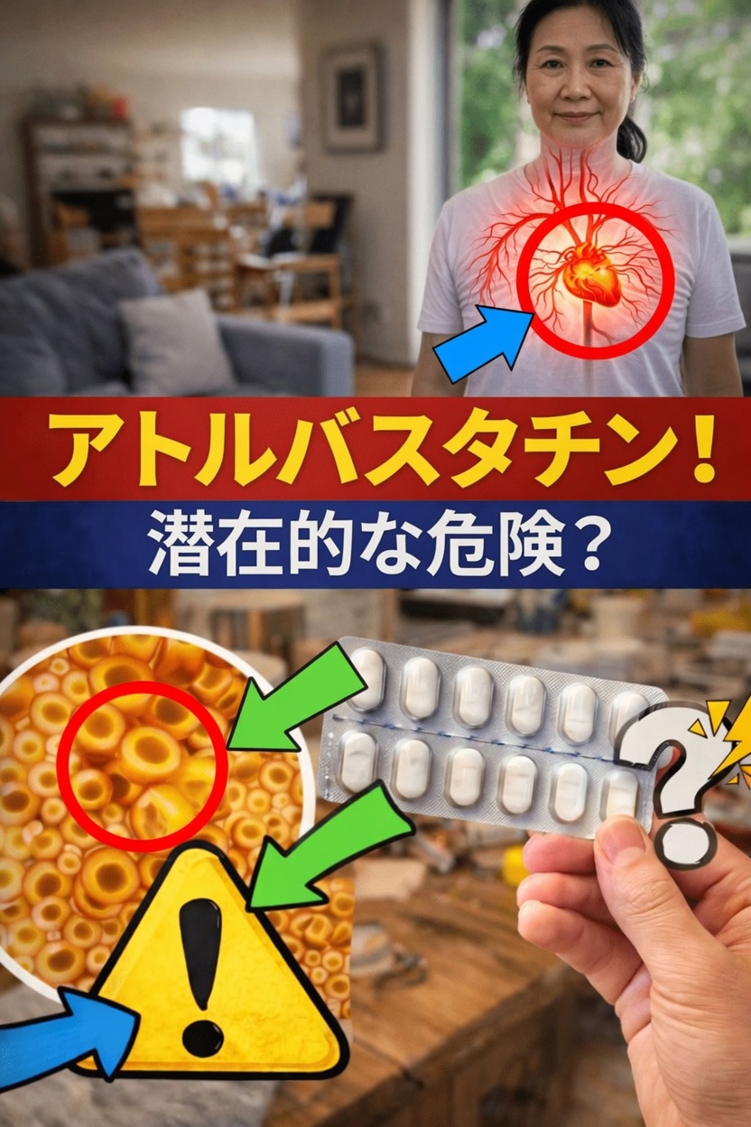 アトルバスタチン服用中に異常な症状が出ていますか？注意すべきあまり知られていない15の副作用