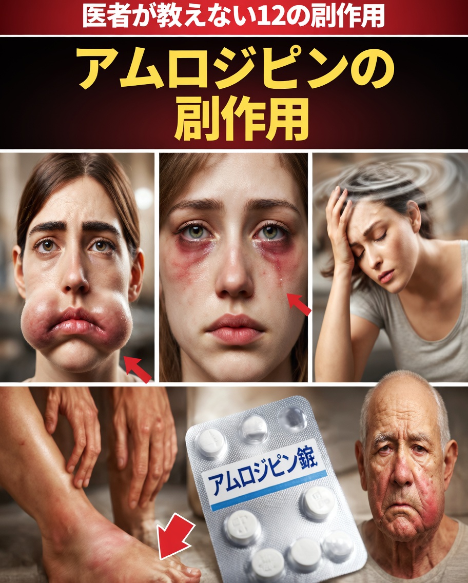 アムロジピンを服用しているなら今年やめるべき8つの習慣――その理由