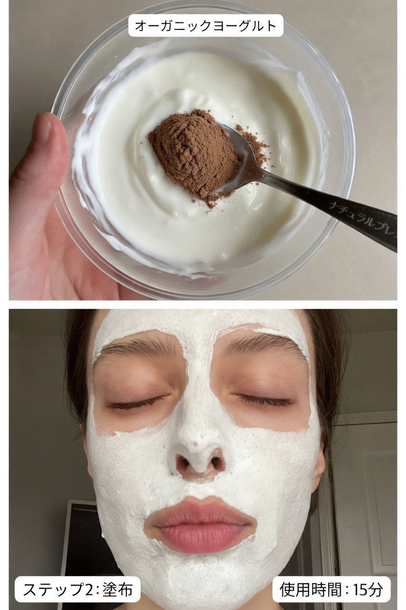 たった数ステップで自宅で酵母とヨーグルトのフェイスマスクを作る方法