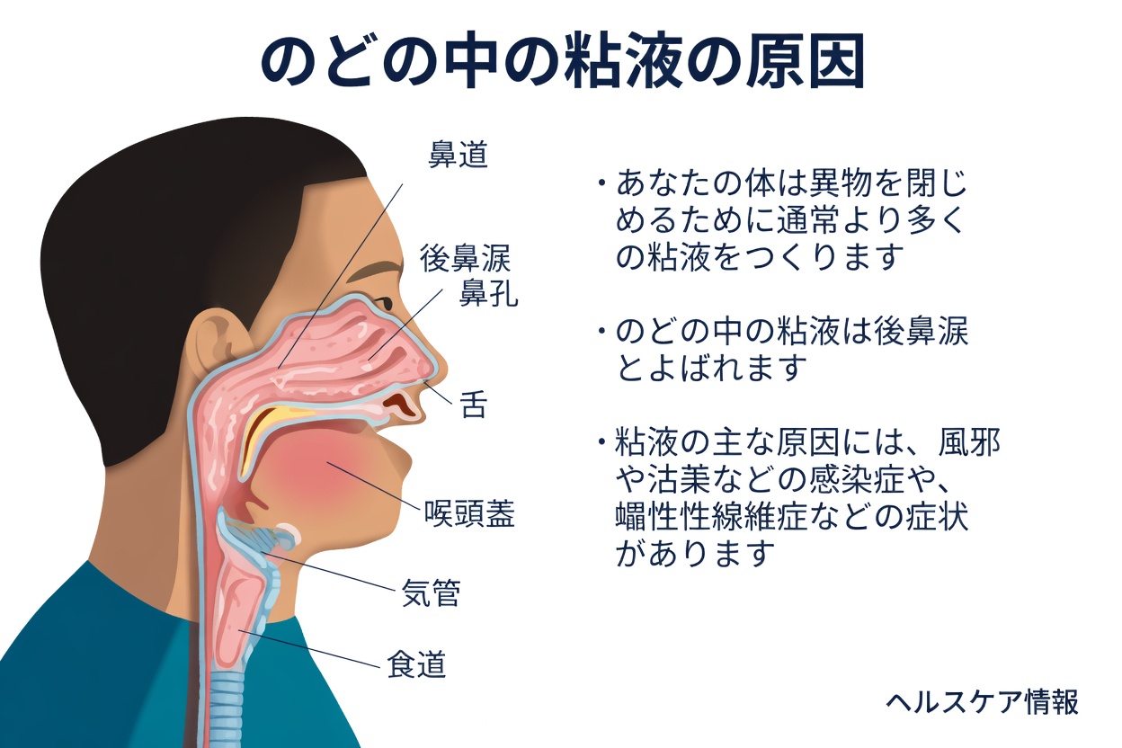 のどに痰がずっと絡む原因と、知っておくべき日常的な要因