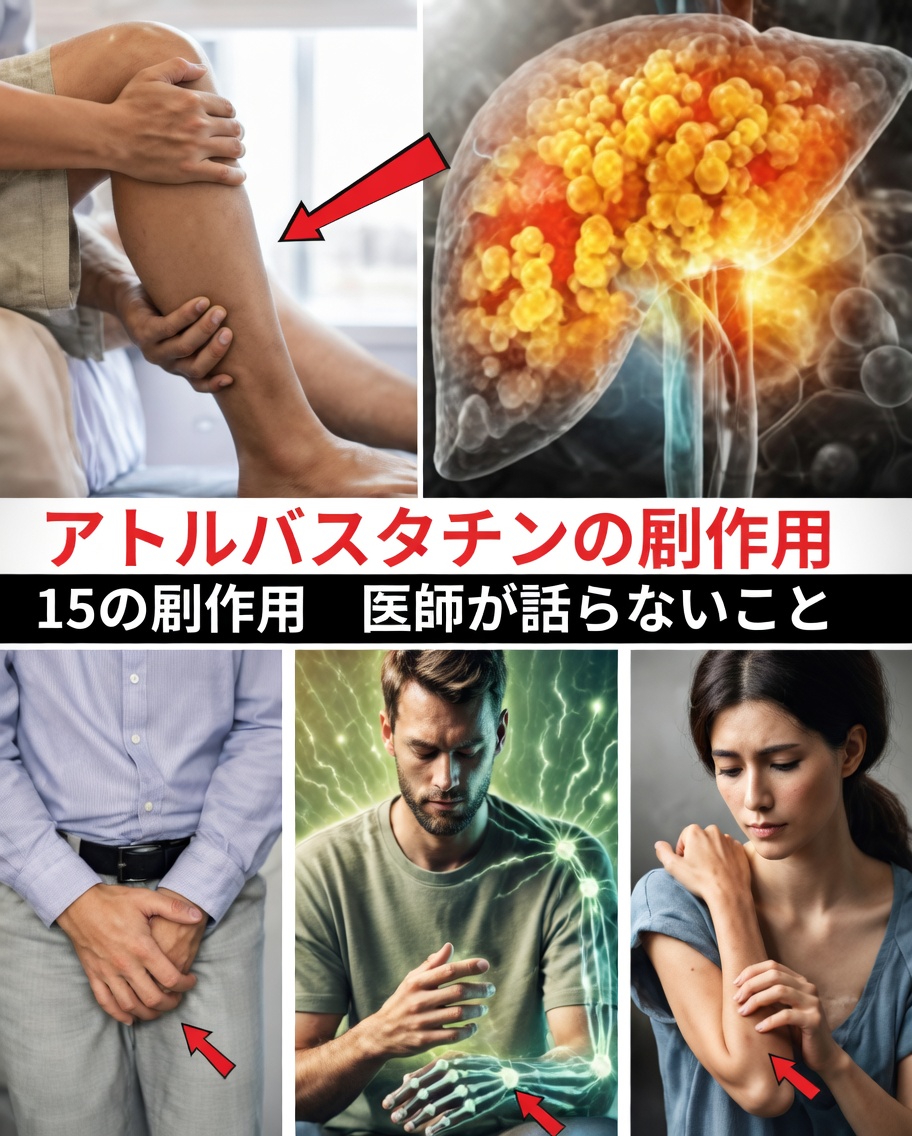 アトルバスタチンの副作用について知っておくべきこと：医師と十分に相談するための15の重要ポイント