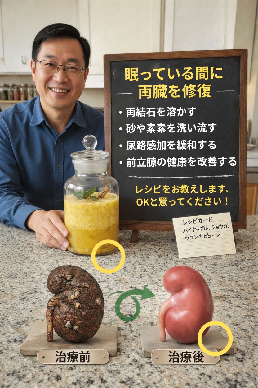 夜の腎臓ケア習慣をサポートする、簡単なパイナップル・ジンジャー・ターメリックドリンクのレシピを発見しましょう