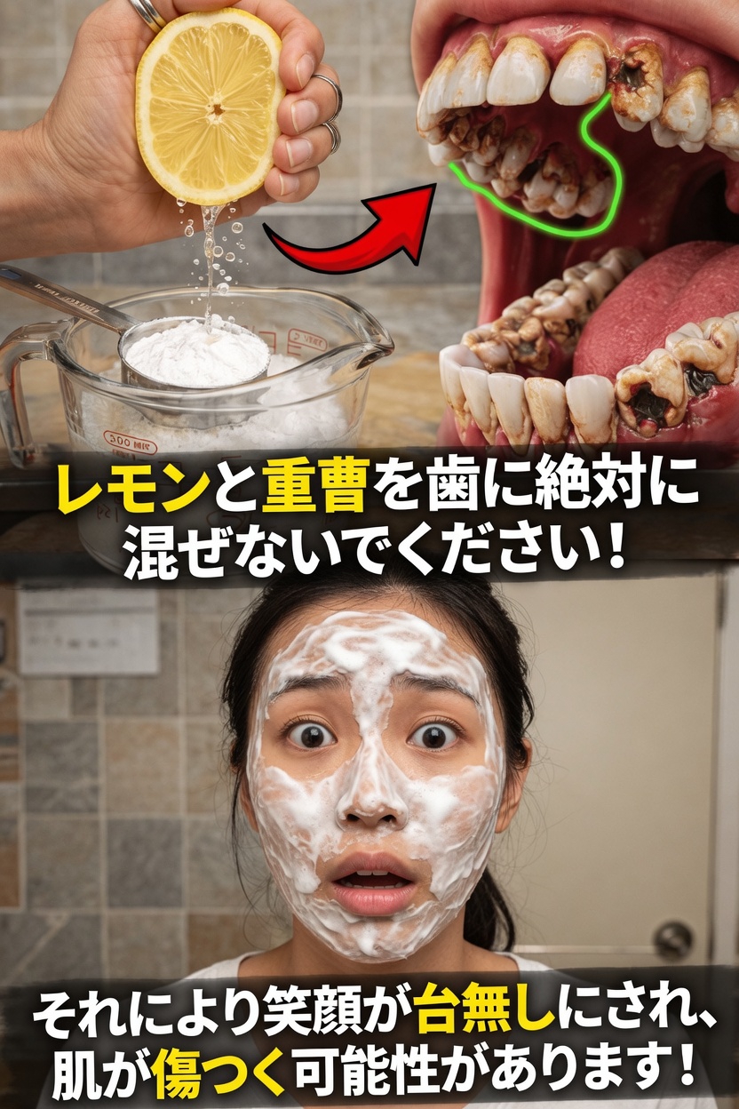 重曹とレモンを混ぜる：すべての女性が試したい驚きの毎日使える8つの活用法