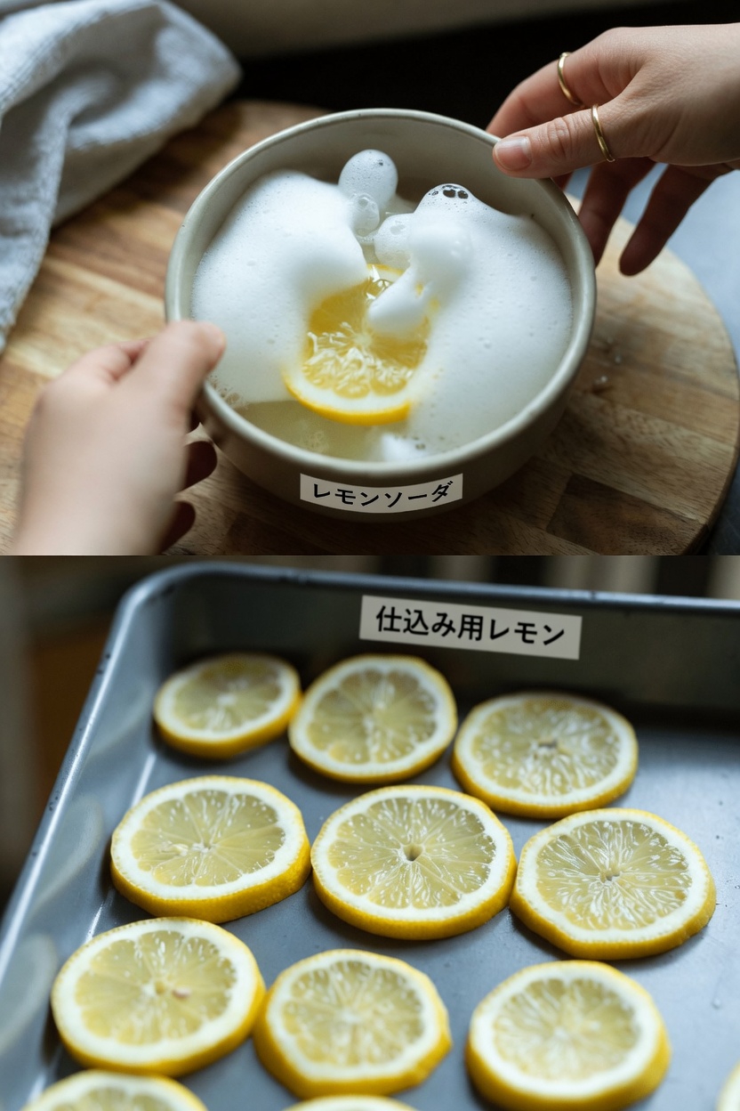 重曹とレモンを混ぜる：すべての女性が試したい驚きの毎日使える8つの活用法