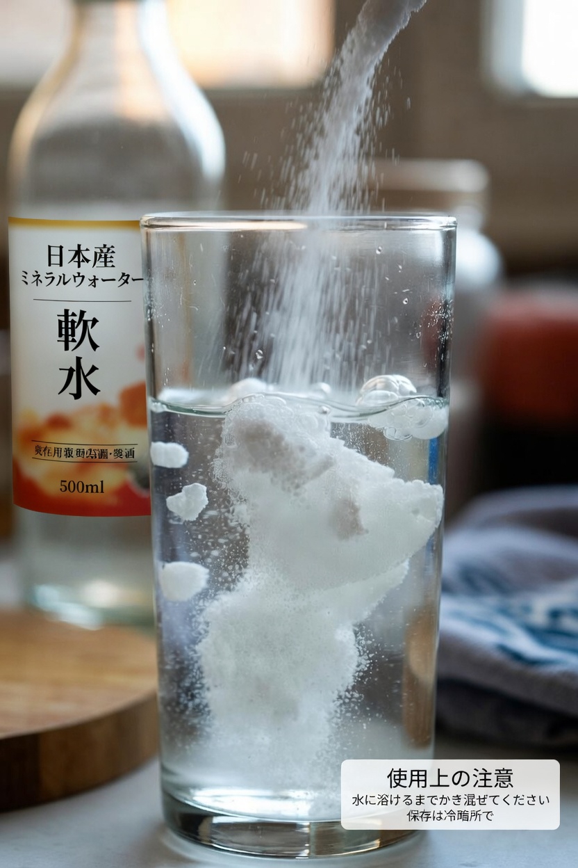 重曹水を飲むとどうなる？その科学と日常での活用法を探る