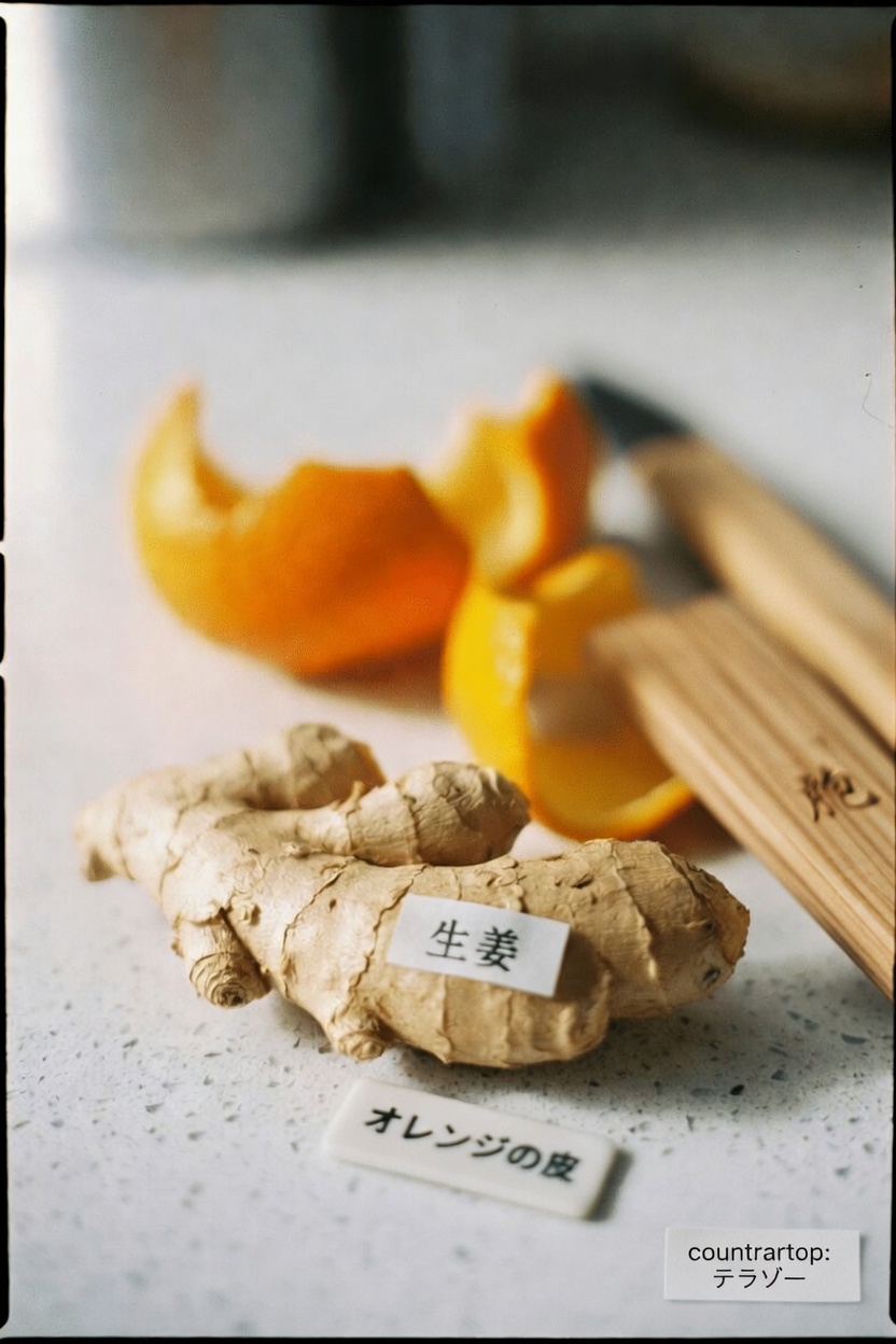 腎臓・肝臓・肺の健康を自然にサポートする、毎日手軽な生姜とオレンジのドリンクレシピ