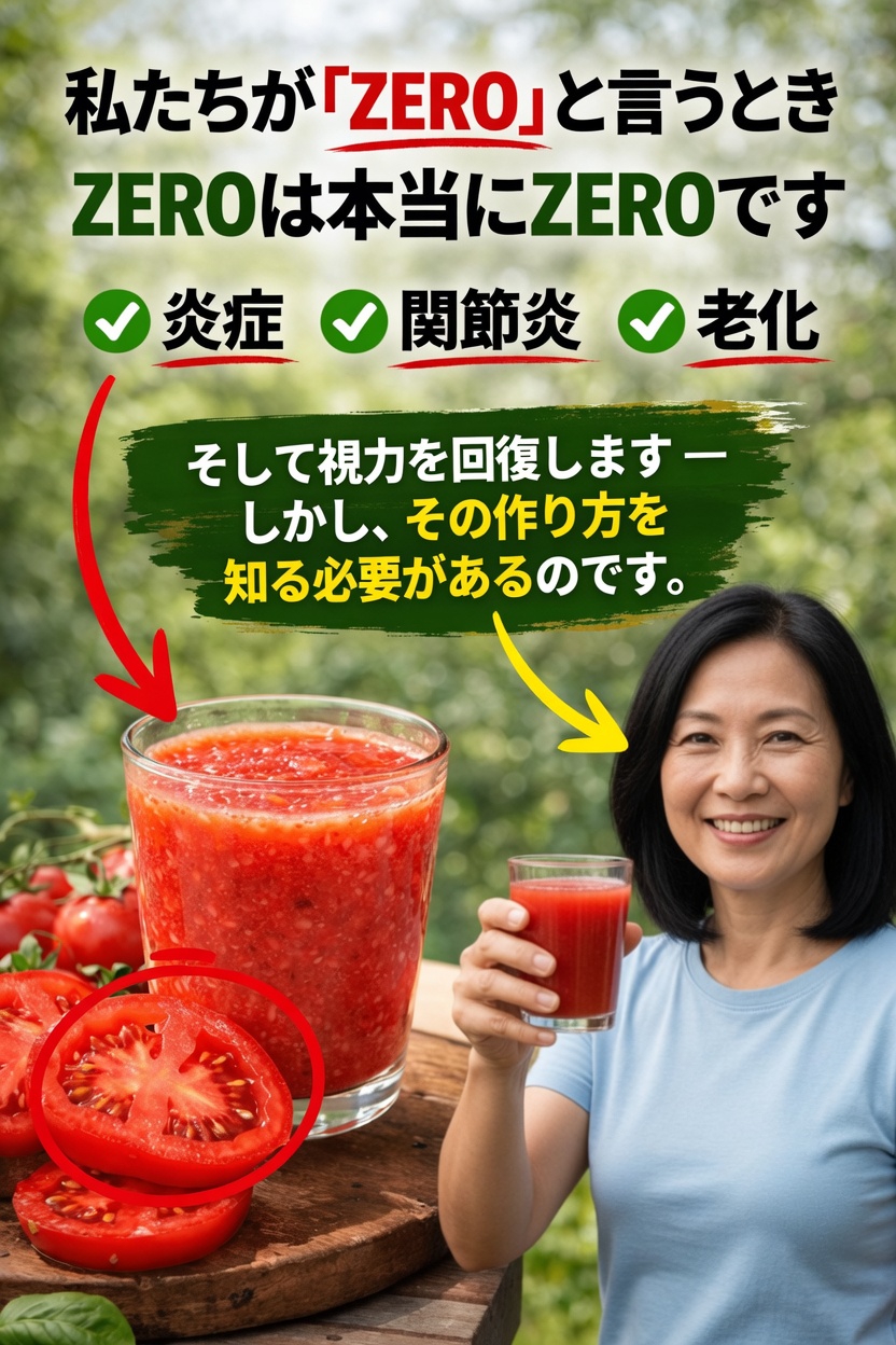 毎日の健康習慣に役立つ、自家製トマトジュースの驚くべき効能を発見しましょう