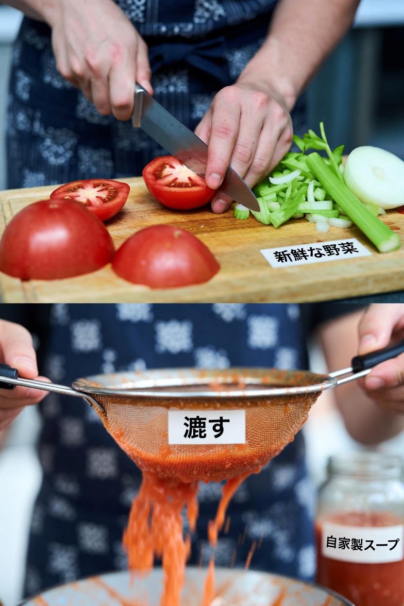 毎日の健康習慣に役立つ、自家製トマトジュースの驚くべき効能を発見しましょう