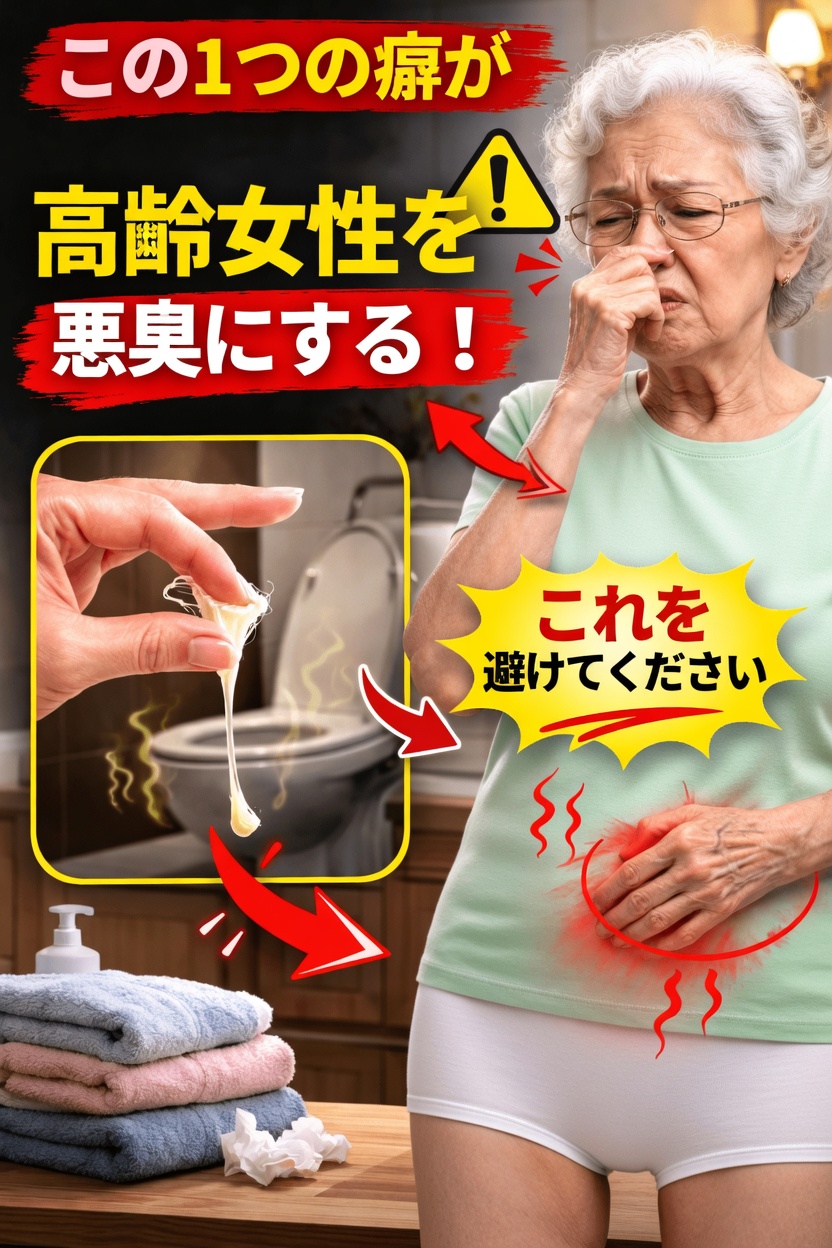 この一般的な衛生習慣が、年配女性の不快なにおいを悪化させている？専門家が語ること