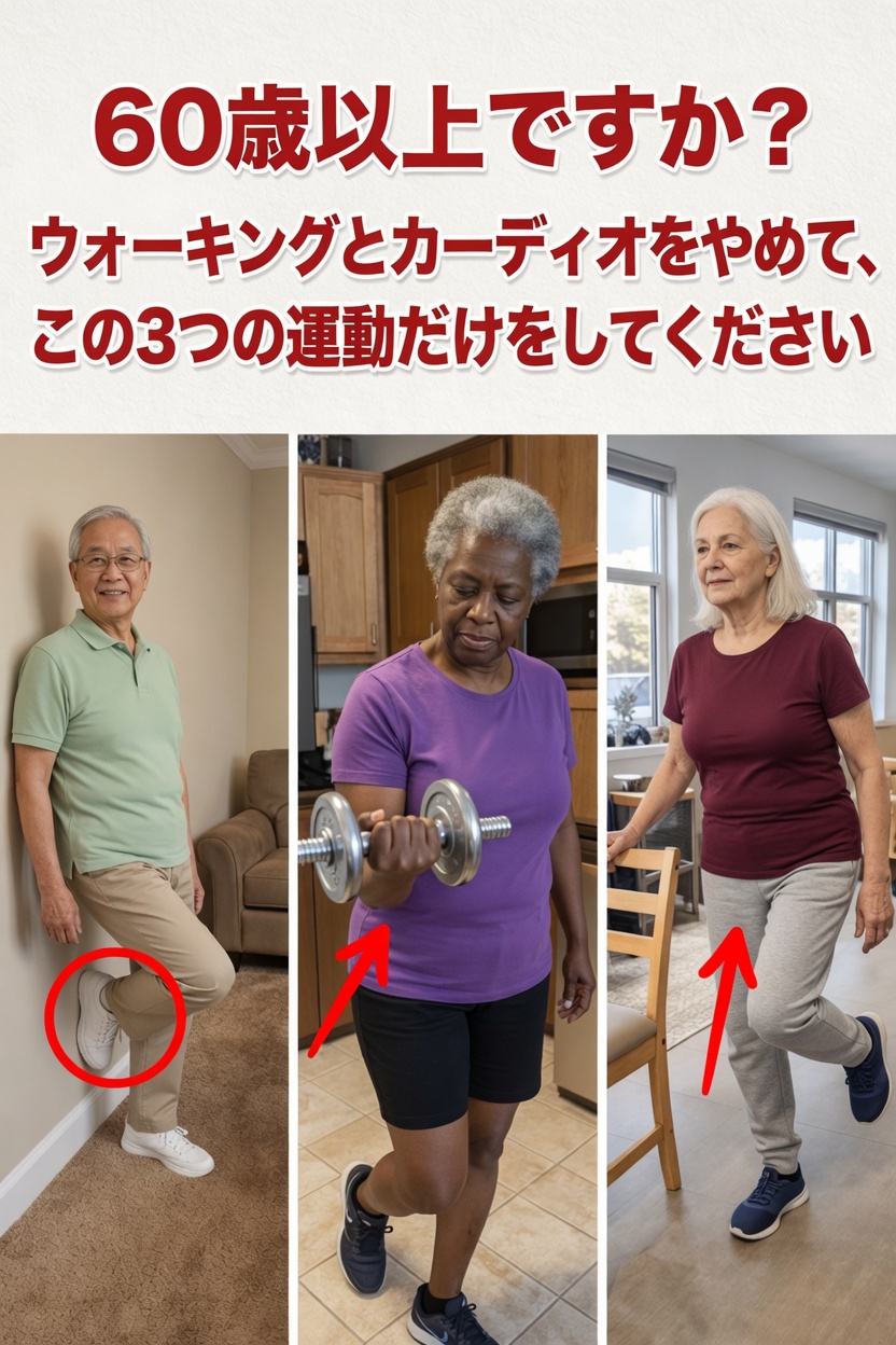 60歳を過ぎると、歩くだけでは不十分かもしれない理由