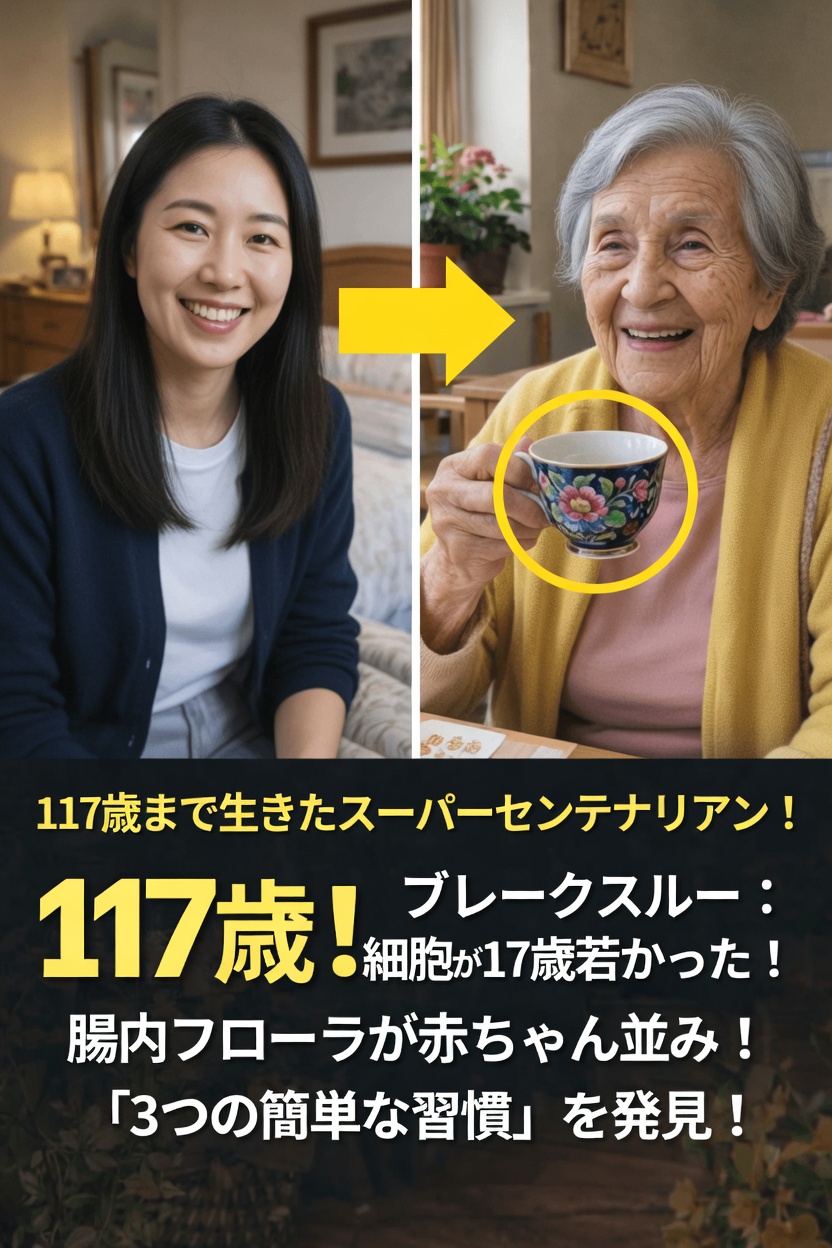117歳まで生きたスーパーセンテナリアン：彼女の長寿の秘訣