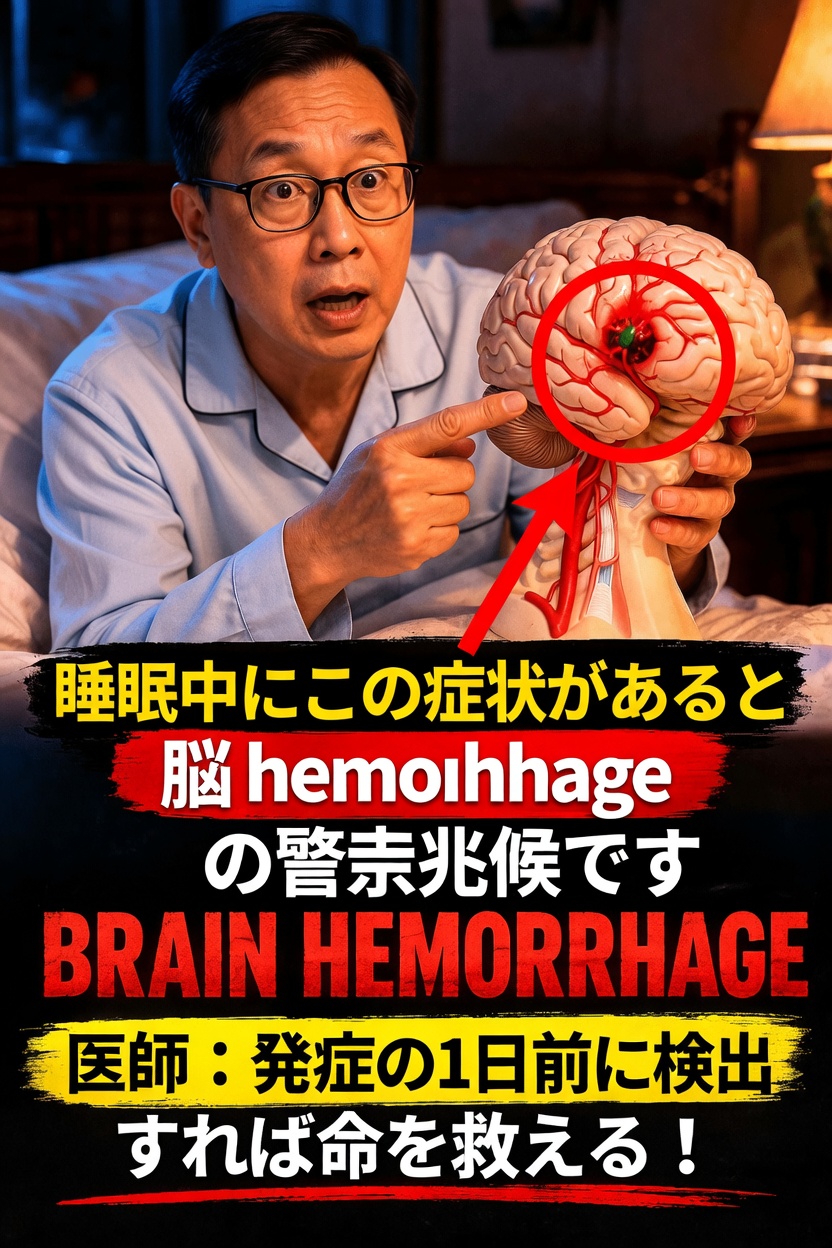 この睡眠時の症状は脳卒中の警告サインかもしれませんか？