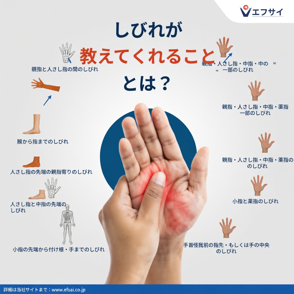 なぜ手足がしびれたり、ピリピリしたりすることが多いの? よくある原因と簡単に和らげる方法