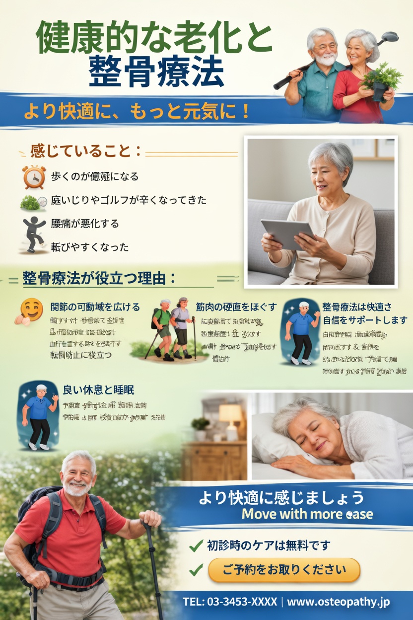 年齢を重ねるにつれて関節の快適さが重要になる理由