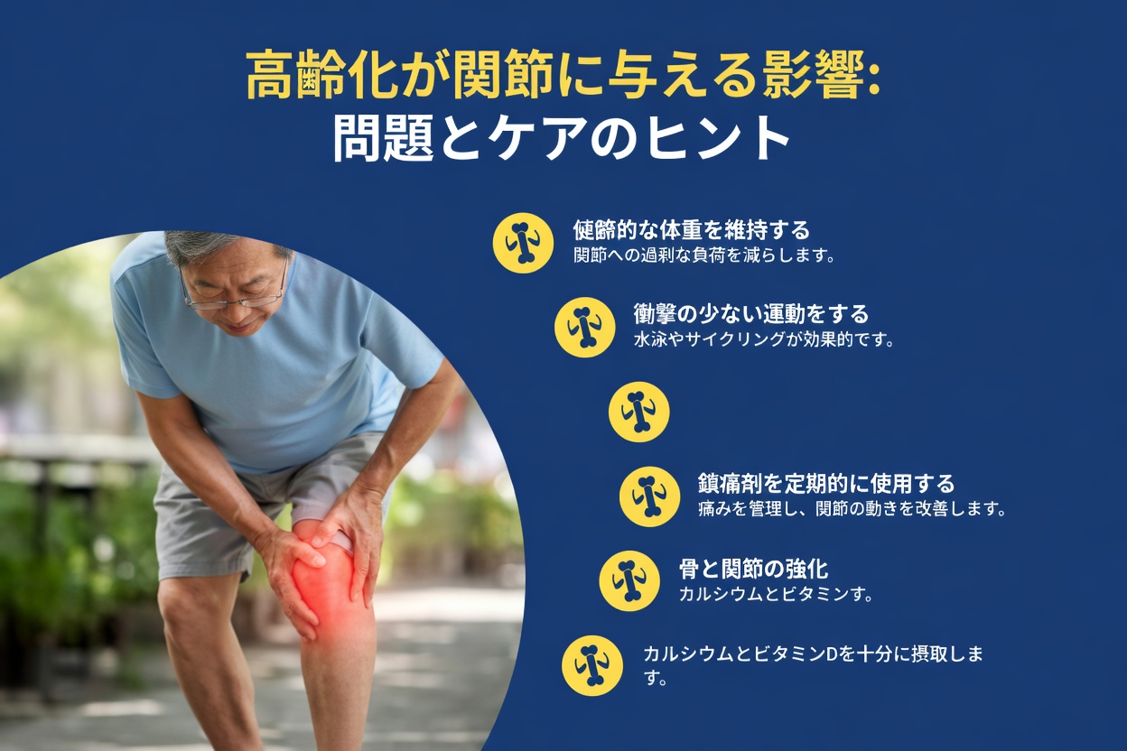 年齢を重ねるにつれて関節の快適さが重要になる理由