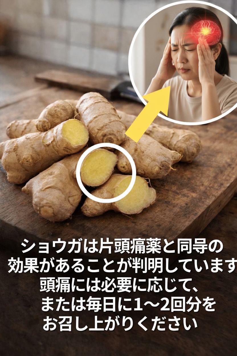 ショウガは頭痛のつらさを和らげる身近な味方になり得るのか？エビデンスを探る