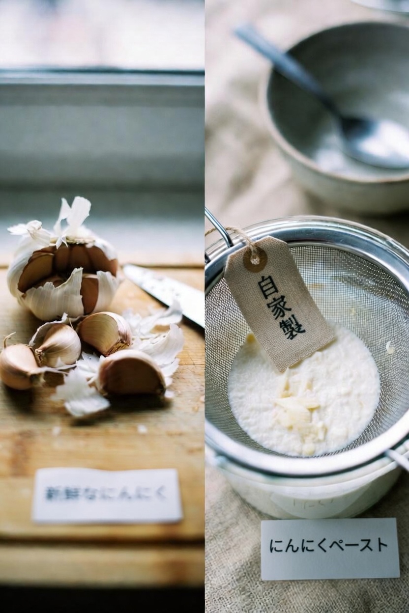 毎日使えるにんにくと牛乳の混合液を自宅で簡単に作る方法を発見しましょう