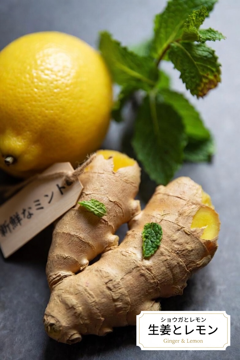 シンプルな自家製ジンジャー・レモン・ミントドリンク：心臓にやさしい習慣のために知っておきたいこと