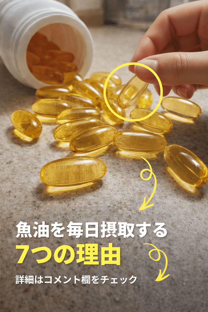 毎日フィッシュオイルを摂ると体に起こるかもしれない7つの意外な反応