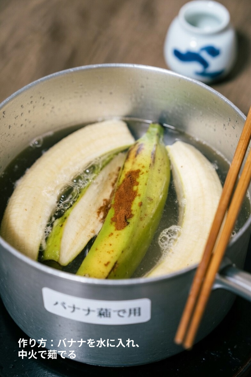 消化を良くし安定したエネルギーを得るためにサババナナをゆでる際によくある間違い
