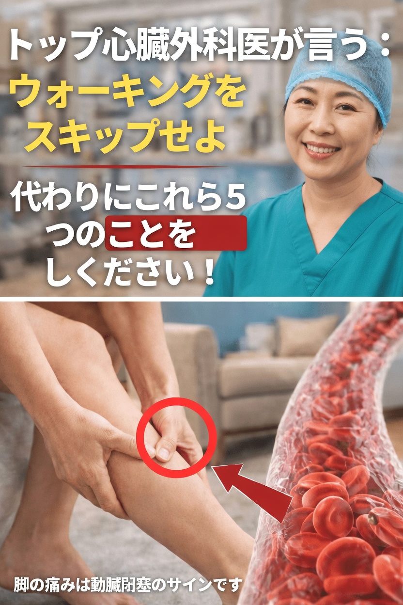 60歳を過ぎたら、歩くだけで十分？多くの医師が勧める5つの簡単な動き