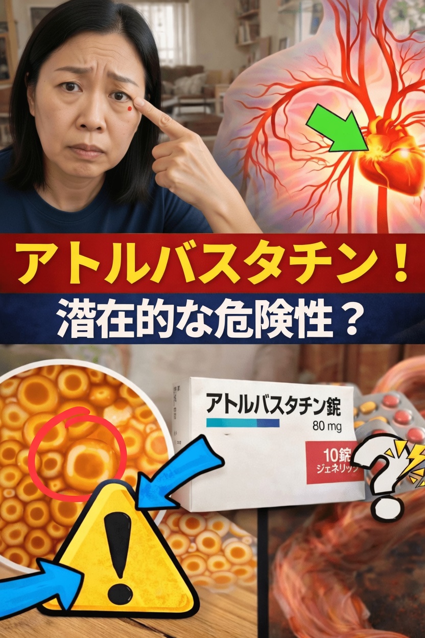 アトルバスタチンの副作用を理解する：心臓の健康をよりよく管理するために知っておくべきこと